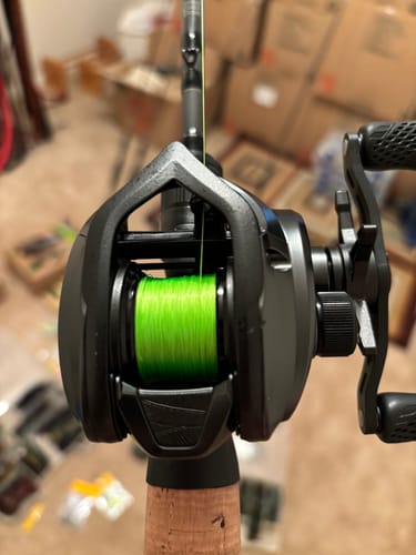 Customer photo review of TAIPAN Super Long Cast PE Braided Fishing Line X8 | Flash Green 218 yard