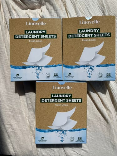 Customer photo review of Waschmittelblätter + 50 GRATIS Wäschen