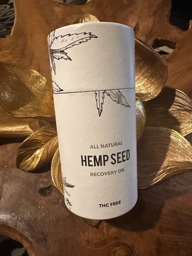 Customer photo review of Hemp Seed Recovery Oil
