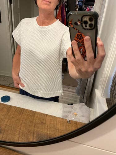 Customer photo review of Liza Top - White