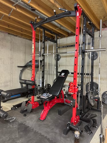 Customer photo review of Major Fitness SML07 All-In-One Home Gym Smith Machine