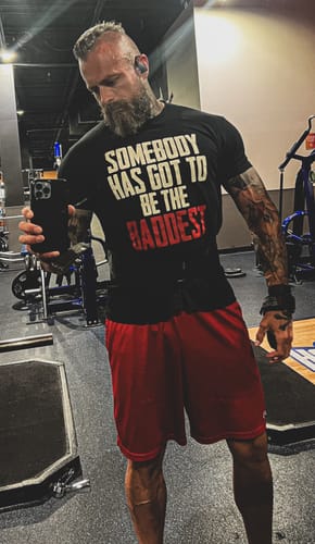 Customer photo review of The Baddest Tee Shirt