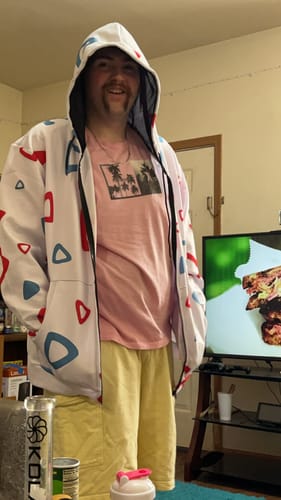 Customer photo review of Gearhumans 3D Togepi Egg Custom Tshirt Hoodie Apparel