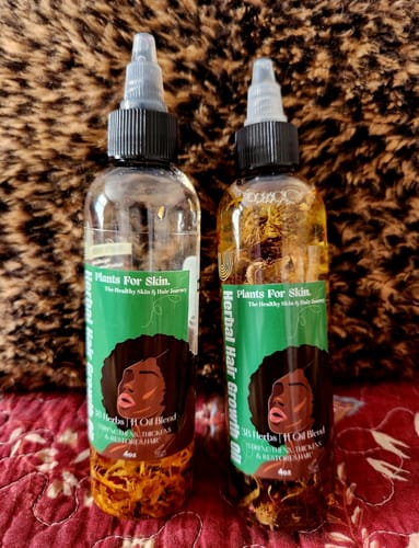 Customer photo review of Herbal Hair/Beard Growth Oil