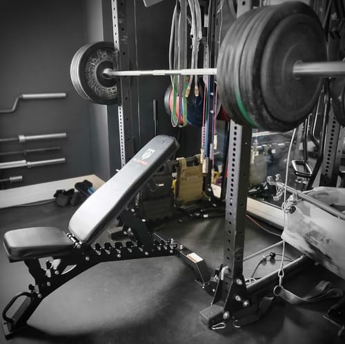 Customer photo review of Major Fitness Adjustable Bench | 1300Lbs Capacity Weight Bench PLT01