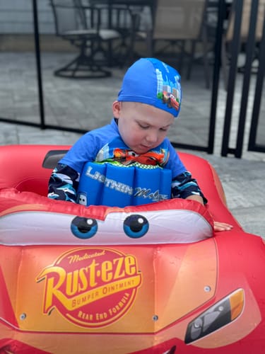 Customer photo review of The Floatee with UV Protection (6 months - 8 years)