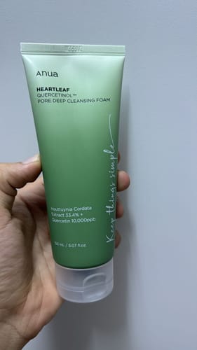 Customer photo review of غسول انوا الرغوي للتنظيف العميق للمسام بخلاصة الهارتليف - 150مل