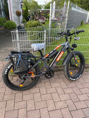 Customer photo review of Vakole CO26 26" 750W Fat Bike Full Suspension E-Mountain Bike 48V 16Ah E-MTB