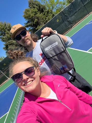 Customer photo review of Premier Paddle Set - 2 Paddles, 4 Balls, 2 Grips, & Bag