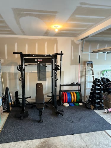 Customer photo review of Major Fitness F22 All-In-One Home Gym Power Rack