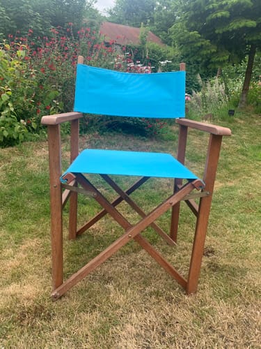 Customer photo review of Durable Replacement Seat Cover for Directors Chair