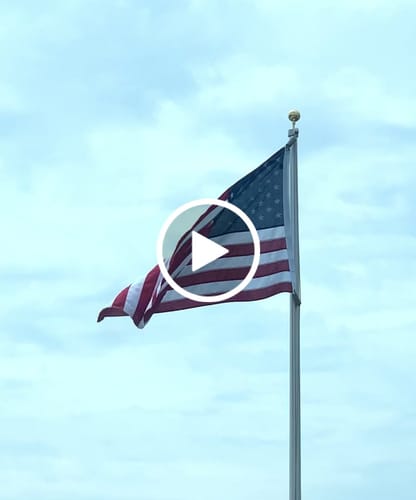 Customer video review of 3x5ft 2-ply polyester American Flag (Most Popular Size)
