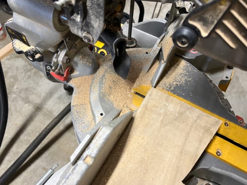 Customer photo review of DeWalt DWS779/780 Sliding Miter Saw Dust Collection