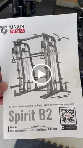 Customer video review of MAJOR FITNESS All-In-One Home Gym Smith Machine Spirit B2