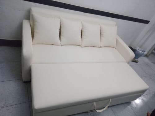 Customer photo review of كنبة سرير خشب زان 85×200سم-SBF11