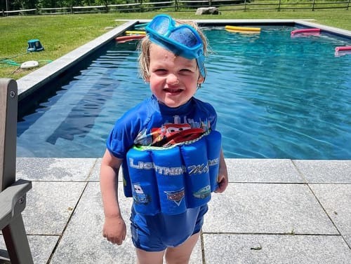 Customer photo review of The Floatee with UV Protection (6 months - 8 years)