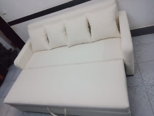 Customer photo review of كنبة سرير خشب زان 85×200سم-SBF11