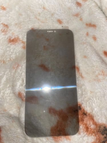 Customer photo review of Schutzglas Blickschutzfolie Iphone - Privacy(4 Stück)