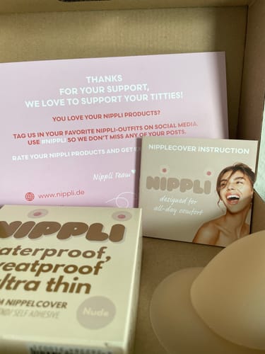 Customer photo review of Doppel Pack Nippelcover COLOR NUDE (2 Paar) 4 St.