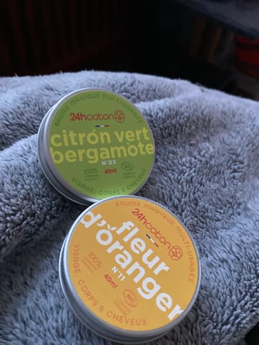 Customer photo review of 5 Baume Magique Multi-Usages + Une Bougie Offerte