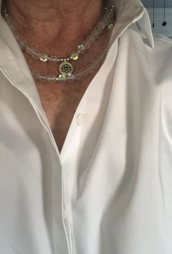 Customer photo review of Angel Aqua Aura - Mala Kette