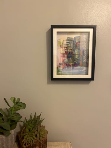 Customer photo review of Goat on Balcony
