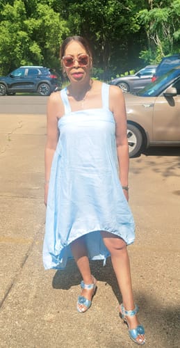 Customer photo review of Linen Dress Kate
