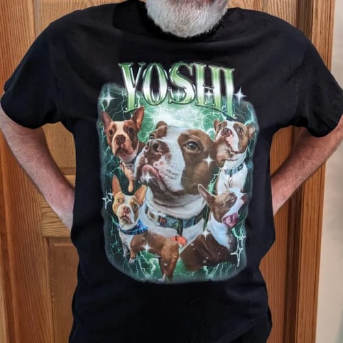 Customer photo review of Custom Vintage Tee