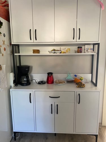 Customer photo review of Rani JE127 Çok Amaçlı Dolap 8 Kapaklı 1 Çekmeceli Kiler Mutfak Dolabı Beyaz