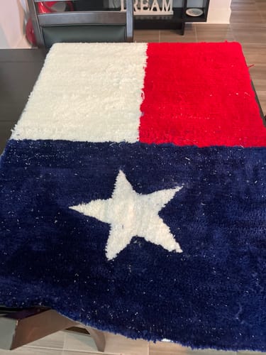 Customer photo review of The Daddy Long Legs — High Pile Shaggy Tufting Machine