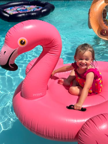 Customer photo review of The Floatee with UV Protection (6 months - 8 years)