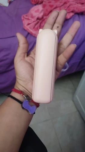 Customer photo review of Charming Handheld Mini Fan
