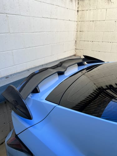 Customer photo review of Hyundai I30 N Sedan Carbon Fiber Spoiler 21-23