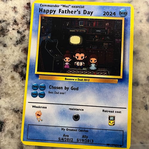 Customer photo review of Build Your Own Father's Day