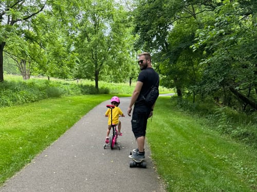 Customer photo review of Tynee® Ultra Belt Motor Electric Skateboard & Longboard