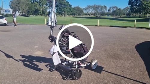 Customer video review of Swivel Wheel Conversion Kit for Clicgear