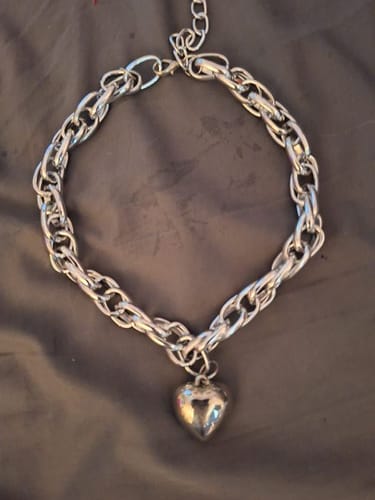 Customer photo review of Aliyah Heart Necklace