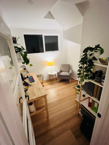 Customer photo review of Lynard Solid Wood Study Desk with Drawers/Rubberwood/Long Study Desk/1.6M/1.8M