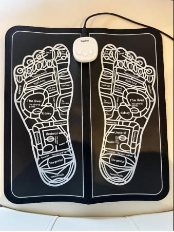 Customer photo review of ComfortWave Foot Massager