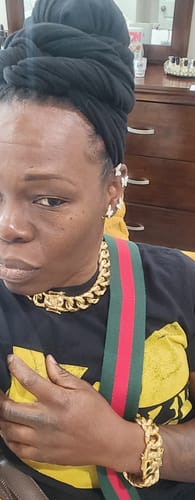 Customer photo review of Galore Cuban Necklace (22mm)
