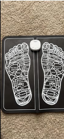 Customer photo review of ComfortWave Foot Massager