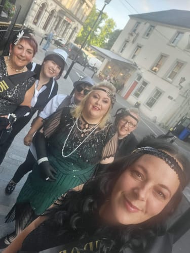 Louise F. review of Plus Size Green Stella Flapper Dress image 2 out of 2