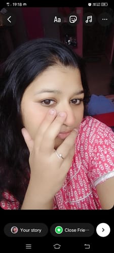 Customer photo review of Silver Shooting Star Ring