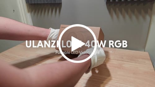 Customer video review of Ulanzi L024 40W RGB Portable LED Video Light