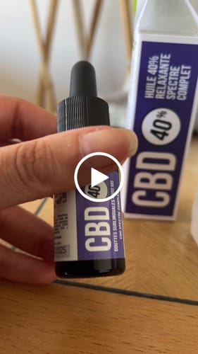 Customer video review of Huiles CBD Premium