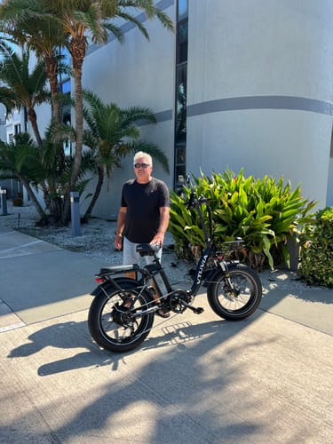 Customer photo review of SF20 Step-Thru Folding Fat Tire E-Bike