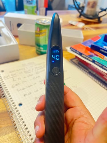 Customer photo review of Achedaway Mini Scraper:On-the-Go heated muscle scraping tool