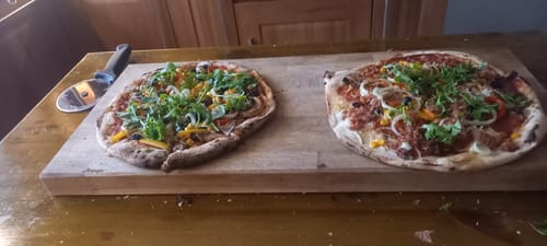 Customer photo review of Sourdough Pizza Bases