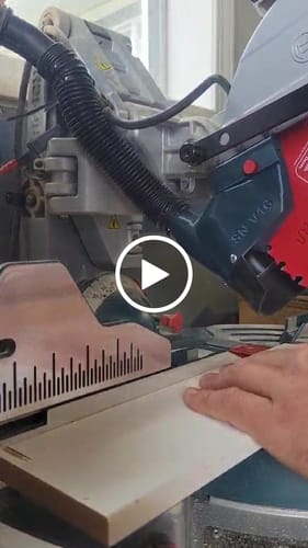 Customer video review of Bosch Axial Glide Miter Saw Dust Chute (Gen II)