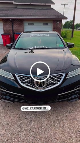 Customer video review of 2015-2020 TLX Mstyle Mirror caps replacement
